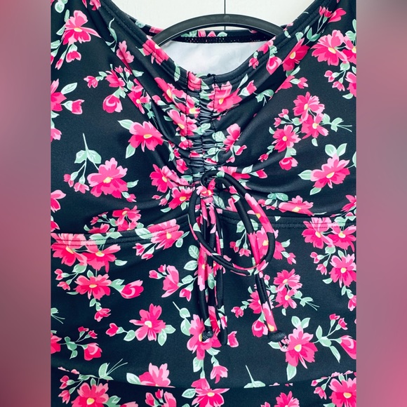 ‼️Final price Cottage core flowers print medieval renaissance one piece swimsuit - Picture 10 of 15